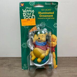 Winnie the Pooh EZ-Light Illuminated Ornament Santa's Best 2001